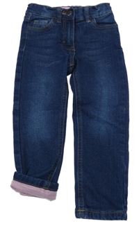 Tmavomodré podšité rifle Impidimpi