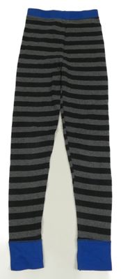 Sivo-čierne pruhované spodné nohavice C&A