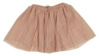 Ružová tylová trblietavá sukňa H&M