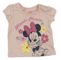 Svetloružové tričko s Minnie zn. Disney