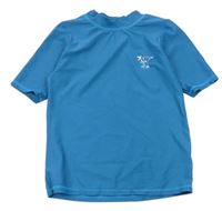 Modré UV tričko s dinosaurom TU