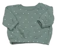 Modrošedá puntíkovaná mikina Primark 