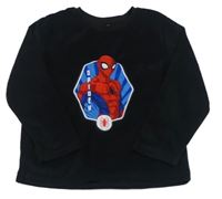 Černé plyšové triko se Spider-manem Marvel 