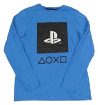 Modré triko PlayStation Primark