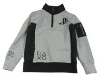Šedo-černá mikina PlayStation Primark