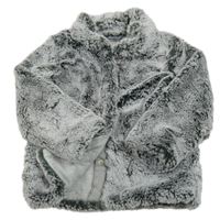 Sivá kožušinová podšitá bunda Tu