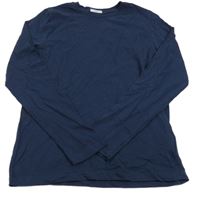 Tmavomodré triko H&M