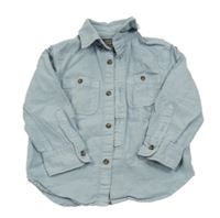 Světlemodrá košile s autem H&M