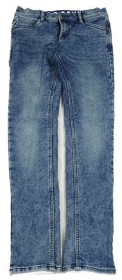 Tmavomodré plísňové teplákové rifle C&A