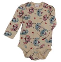 Svetloružové body so Stitchem Disney