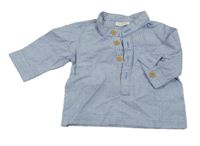 Svetlomodrá prúžkovaná košeľa Next