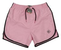 Nové - Svetloružové športové kraťasy s potlačou Primark