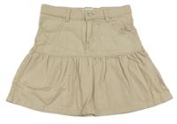 Béžová rifľová sukňa H&M