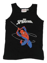 Čierne tielko so Spider-manem Marvel