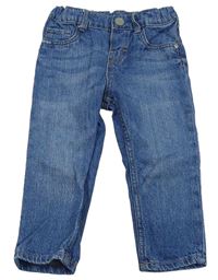 Modré rifle s medvídkem H&M 