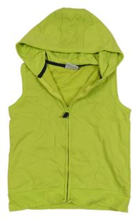 Limetková prepínaci tepláková vesta s kapucňou Topolino