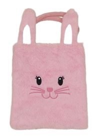 Růžová chlupatá taška - zajíček Hoppy Easter
