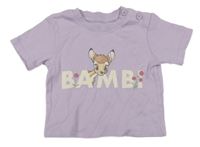 Svetlofialové tričko s Bambim PRIMARK