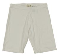 Bílé legínové kraťasy H&M