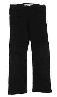 Černé elastické skinny kalhoty Name it