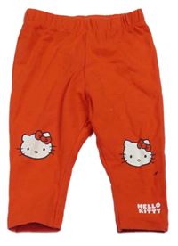 Červené legíny s Hello Kitty zn. Primark