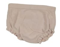 Světlerůžové pletené kraťasy s kanýry George