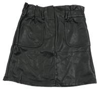 Čierna koženková sukňa Primark