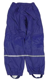 Fialové nepromokavé zateplené kalhoty Lupilu