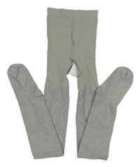 Šedé třpytivé punčocháče H&M