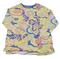 Barevná květovaná tunika Next