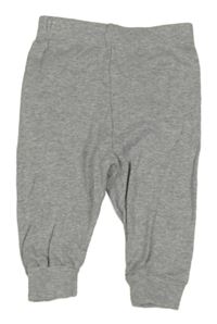 Sivé melírované ľahké tepláky