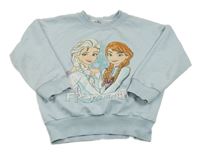 Svetlomodrá mikina s Frozen