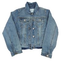 Tmavomodrá rifľová bunda Next