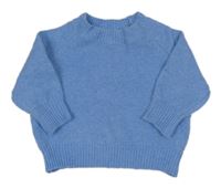 Modrý melírovaný sveter Primark