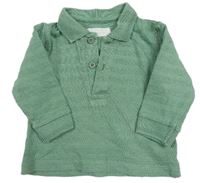 Zelené vzorované polo tričko Primark