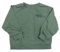 Khaki mikina s dinem H&M