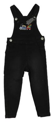 Nové - černé laclové rifle s vlakem dunnes