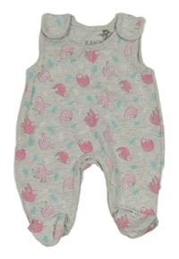 Šedé dupačky s lenochody