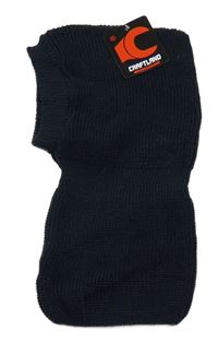 Nové - tmavomodrá pletená kukla 