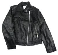 Čierny koženkový krivák Primark