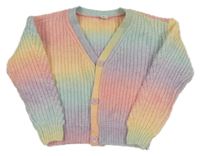 Farebný prepínaci crop sveter Page one young