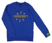 Safírová mikina s Minecraft 