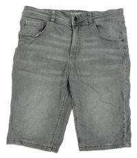 Šedé riflové kraťasy Denim Co.