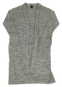 Sivý melírovaný ľahký svetrový cardigan Y.F.K.