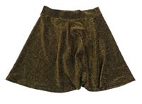 Zlatá trblietavá sukňa