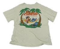 Smotanové tričko s Lilo a Stitch Disney