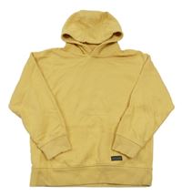 Hořčicová mikina s kapucí Next