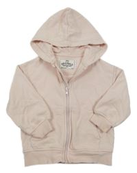 Svetloružová prepínaci mikina s kapucňou M&S