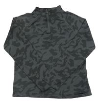 Antracitová army športová mikina Ergeenomixx