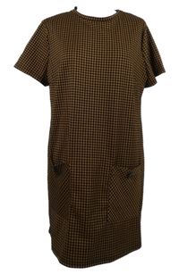 Dámské černo-béžové vzorované šaty Primark 